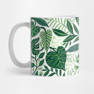 Tropical leaves Mug